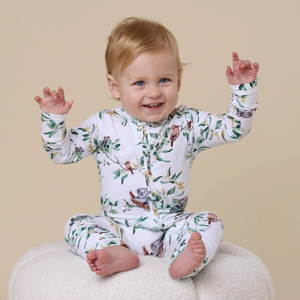 Eucalypt Organic Snuggle Suit Convertible Romper