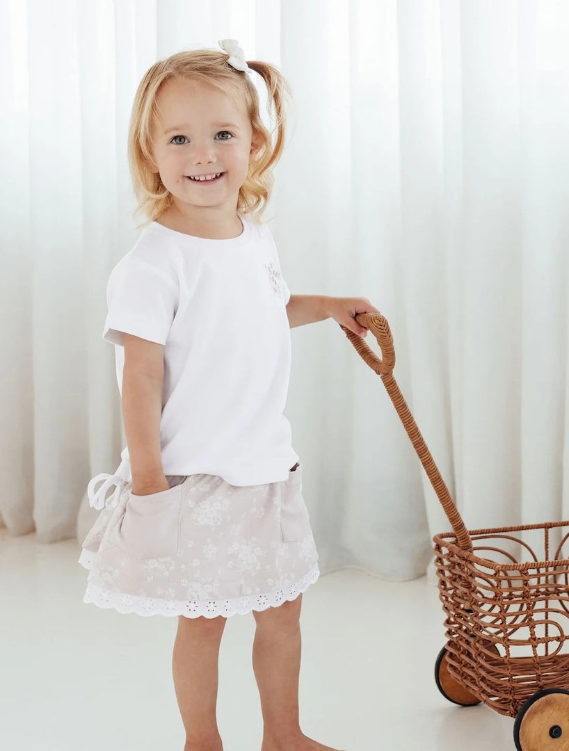 Eve Floral Lace Skirt