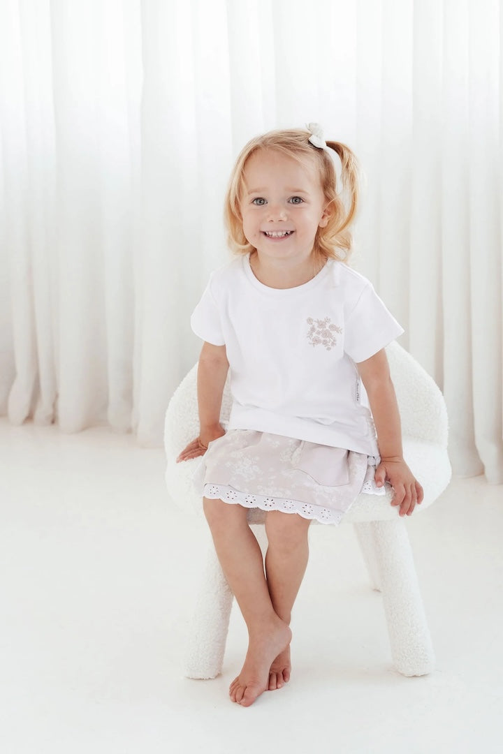 Eve Floral Lace Skirt