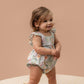 Budgie Blue Floral Bodysuit