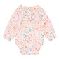 Fern Floral Organic Long Sleeve Bodysuit
