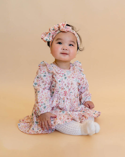 Fern Floral Organic Overlay Dress