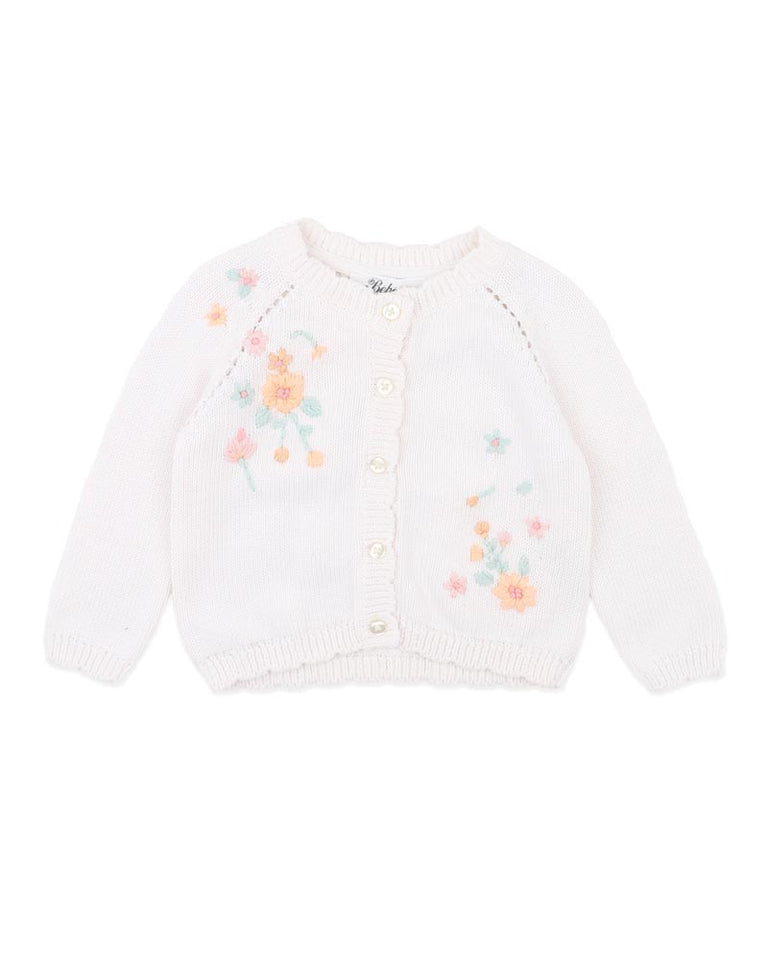 Fern Hand Embroidered Cardigan