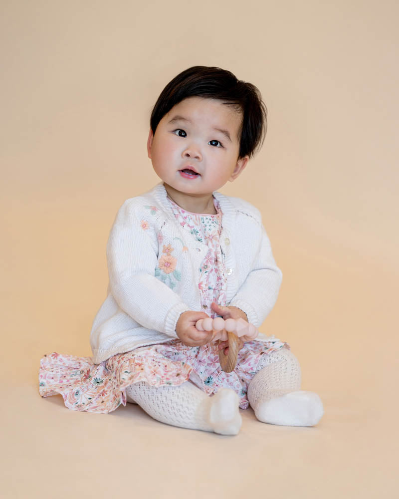 Fern Hand Embroidered Cardigan
