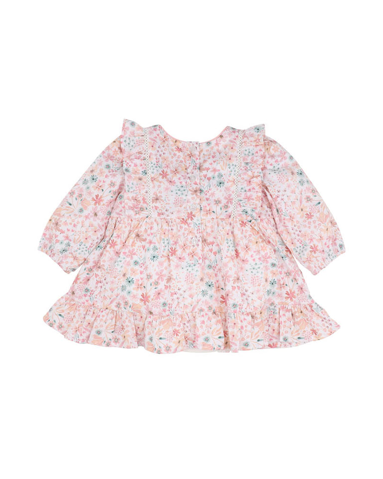 Fern Floral Organic Overlay Dress
