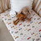 Vintage Cars Organic Fitted Cot Sheet