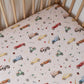 Vintage Cars Organic Fitted Cot Sheet