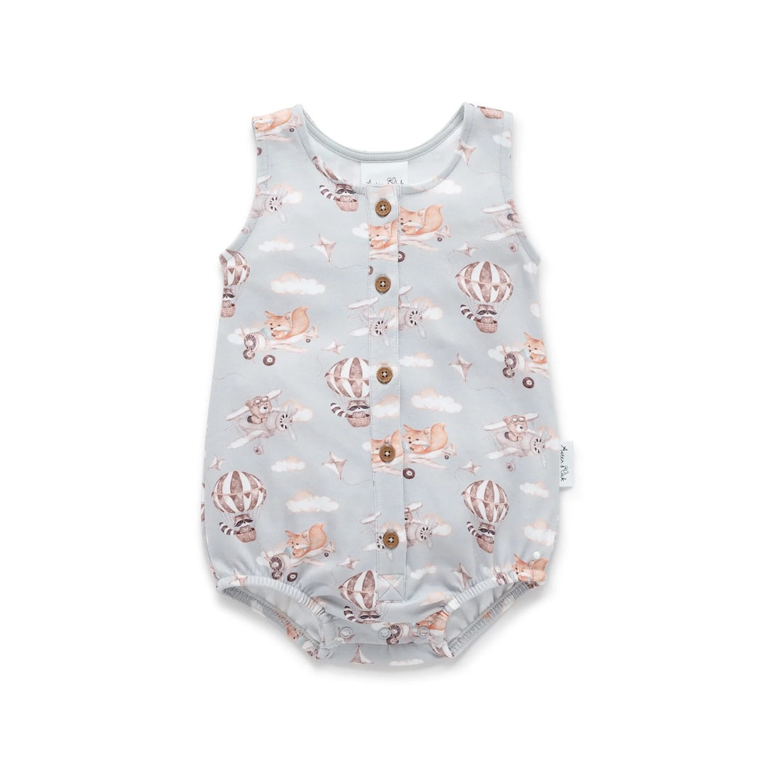 Flying Friends Bubble Romper