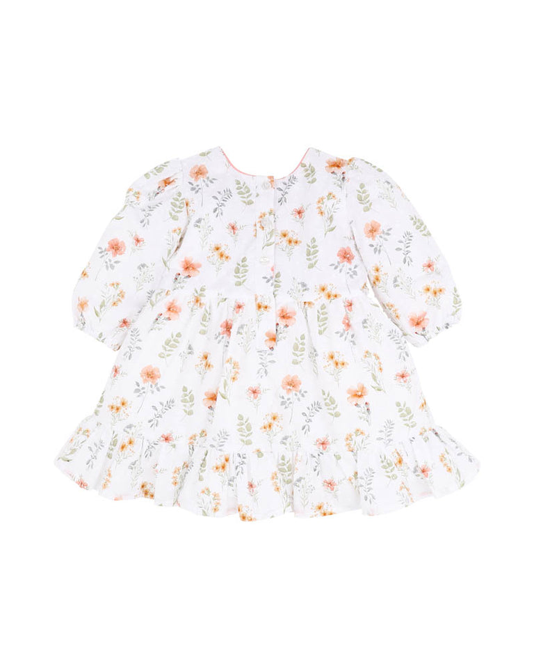 Gemma Organic Shirred Dress