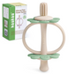 Haakaa Silicone Twin Flower Teether Pea Green