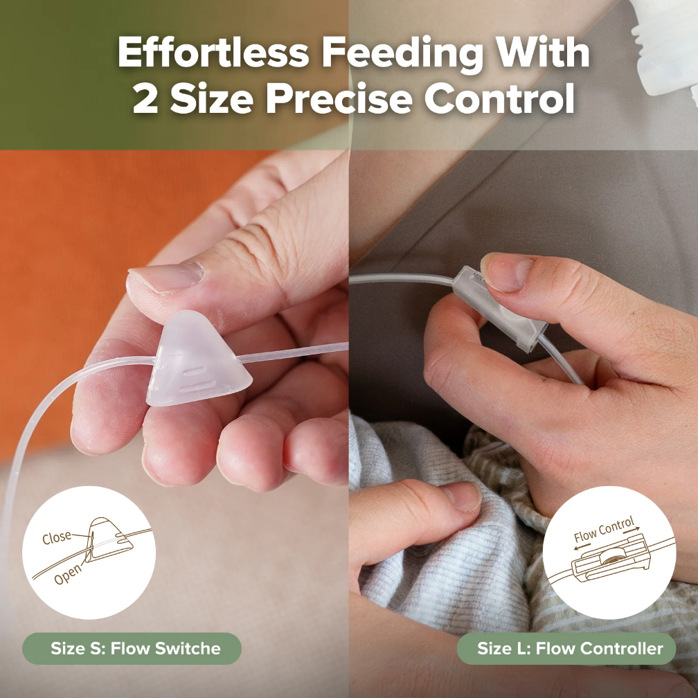 Haakaa Supplemental Feeding Tube & Pouch Set