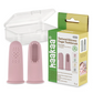 Haakaa Textured Silicone Finger Toothbrush Blush