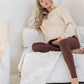 Harper Maternity/Nursing Sweatshirt with Zipper in Cream