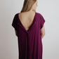 Hospital Labour, Birthing and Delivery Nursing Gown Plum