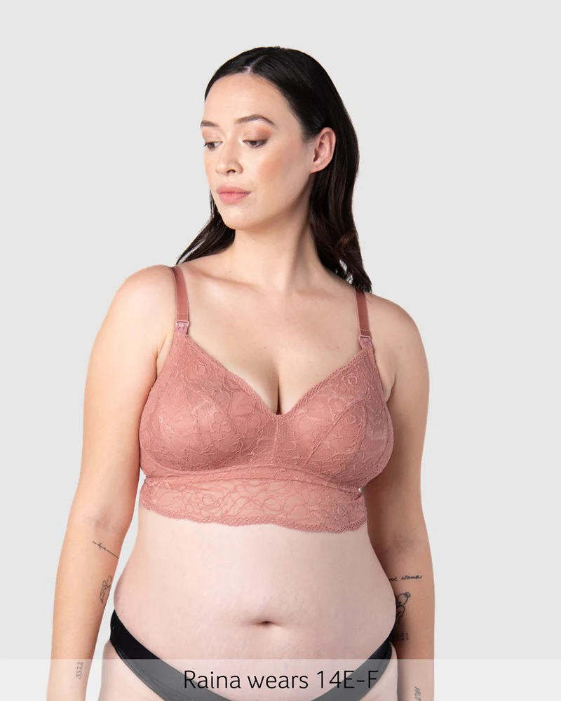 Heroine Nursing Bralette Rose