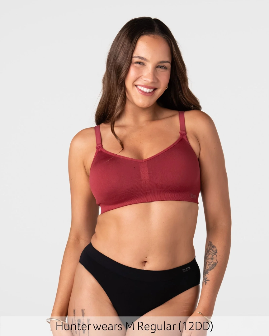 Hotmilk My Necessity 2.0 Hospital Sleep Bra Cherry