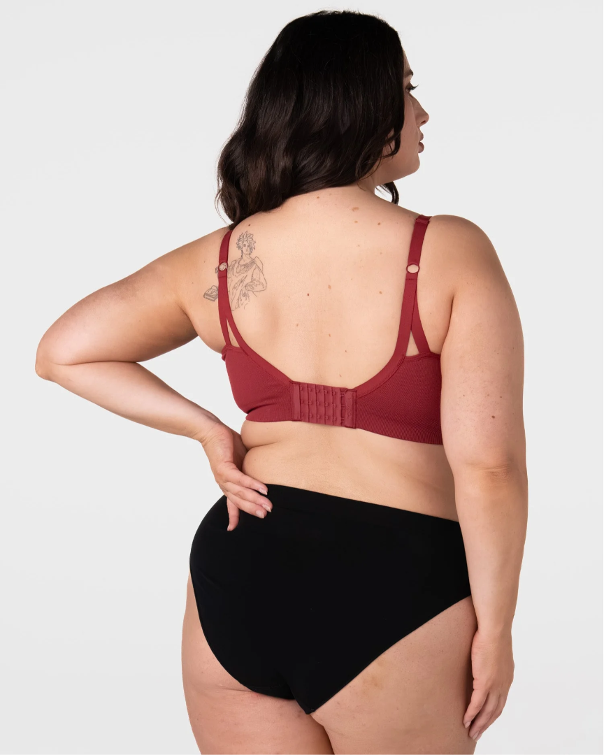 Hotmilk My Necessity 2.0 Hospital Sleep Bra Cherry