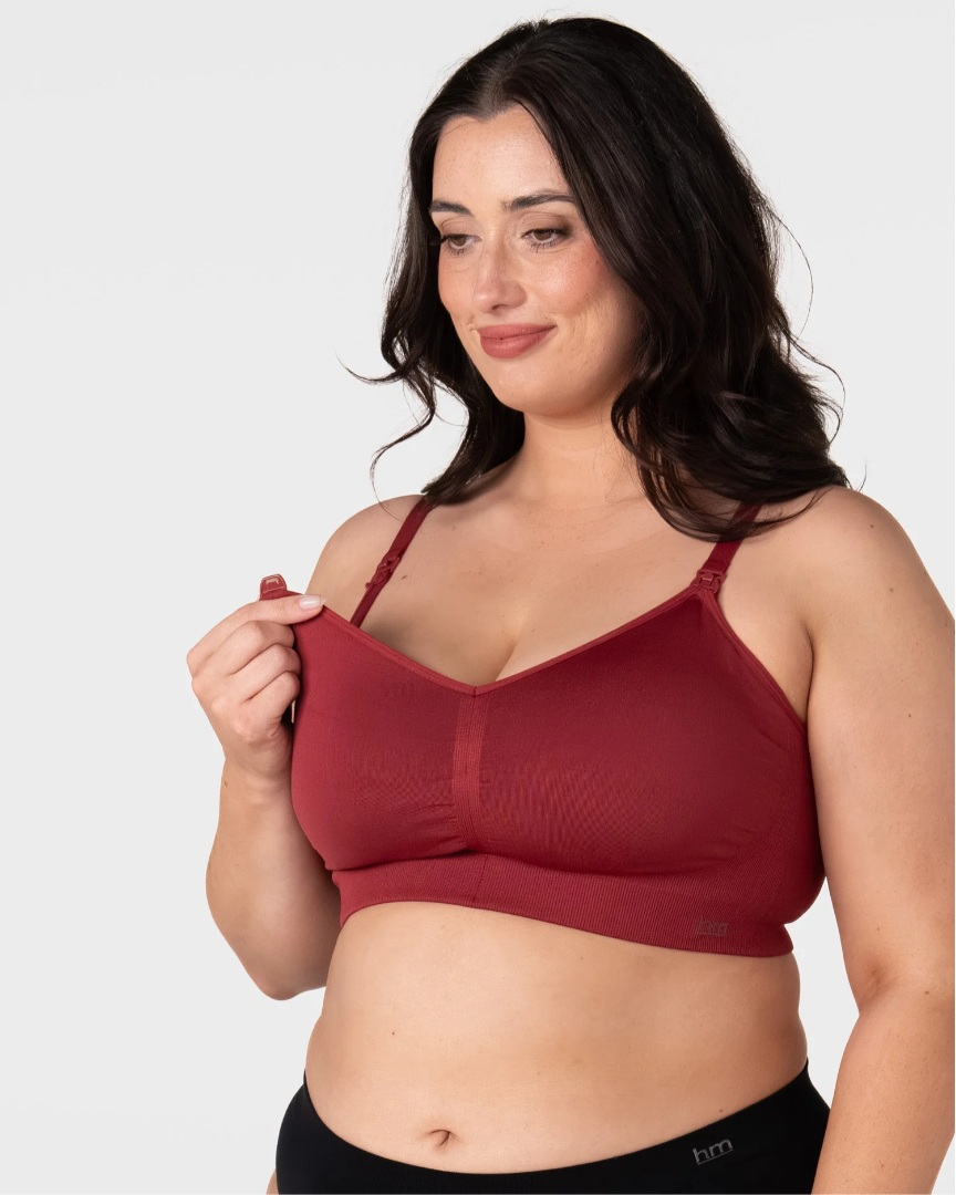 Hotmilk My Necessity 2.0 Hospital Sleep Bra Cherry