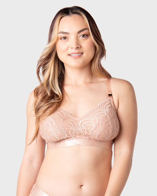 Warrior 2.0 Multifit Wirefree Nursing Bra Bronze