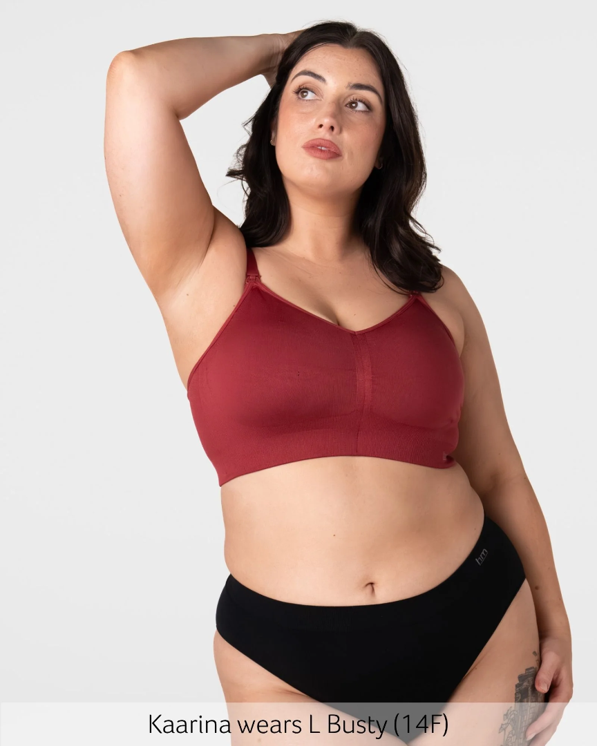 Hotmilk My Necessity 2.0 Hospital Sleep Bra Cherry