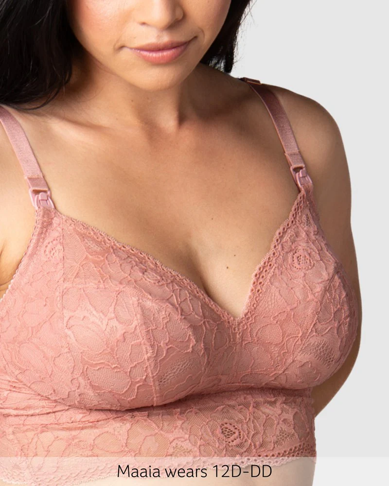 Heroine Nursing Bralette Rose