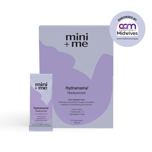 Hydramama Blackcurrant Electrolyte Drink | Pregnancy & Breastfeeding Hydration | Mini + Me