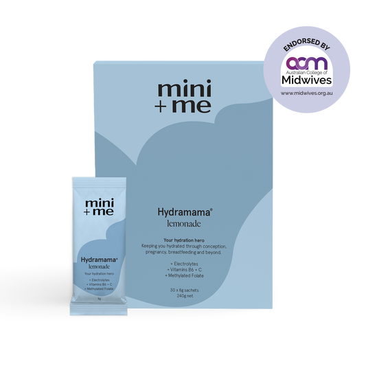 Hydramama Lemonade Electrolyte Drink | Pregnancy & Breastfeeding Hydration | Mini + Me