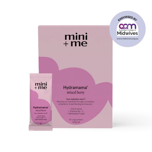 Hydramama Mixed Berry Electrolyte Drink | Pregnancy & Breastfeeding Hydration | Mini + Me