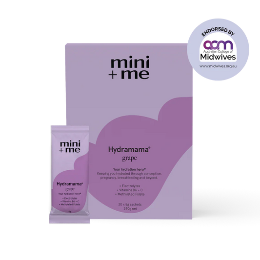 Hydramama Grape Electrolyte Drink | Pregnancy & Breastfeeding Hydration | Mini + Me