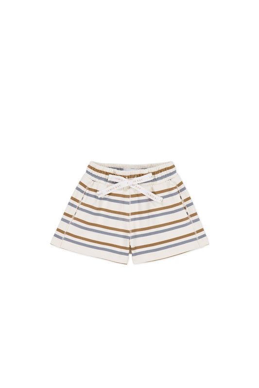 Organic Cotton Jalen Short - Hudson Stripe Tiger