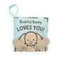 Jellycat Bashful Bunny Loves You Soft Cloth Book
