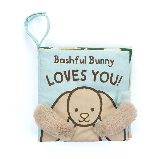 Jellycat Bashful Bunny Loves You Soft Cloth Book