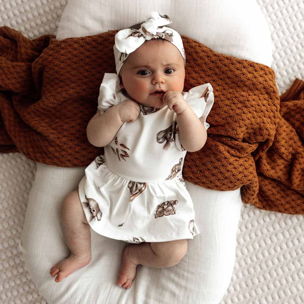 Koala Short Sleeve Organic Dress
