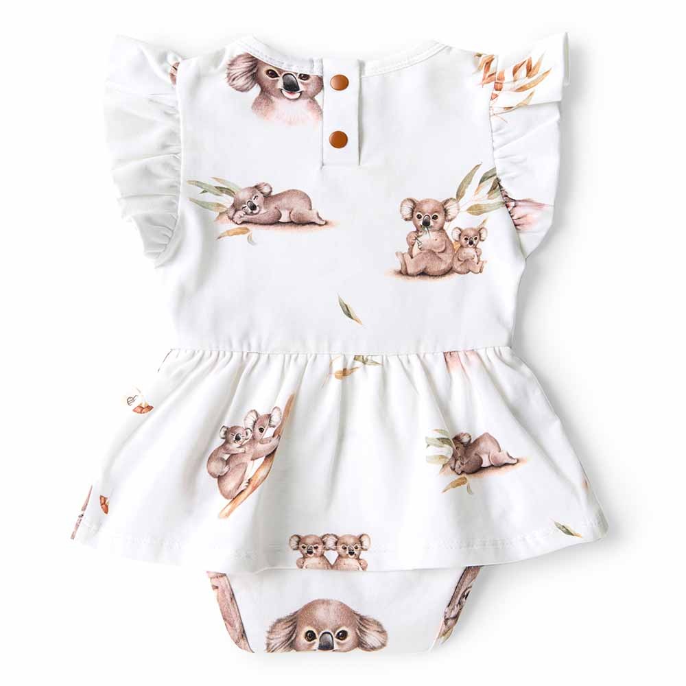 Koala Short Sleeve Organic Dress