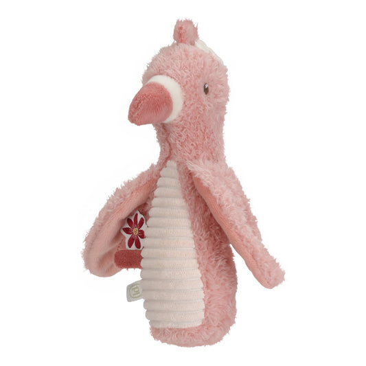 Safari Friends Squeaker Rattle Flamingo