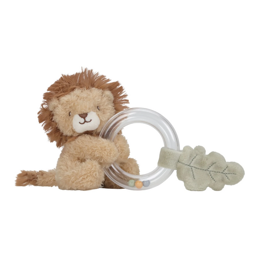 Safari Friends Ring Rattle Lion