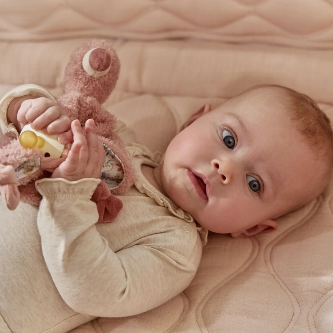 Safari Friends Cuddle Cloth Flamingo