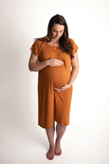 Hospital Labour, Birthing and Delivery Nursing Gown Saddle