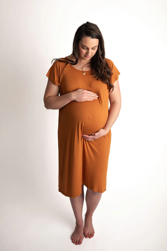 Hospital Labour, Birthing and Delivery Nursing Gown Saddle