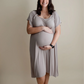 Hospital Labour, Birthing and Delivery Nursing Gown Harbour Mist