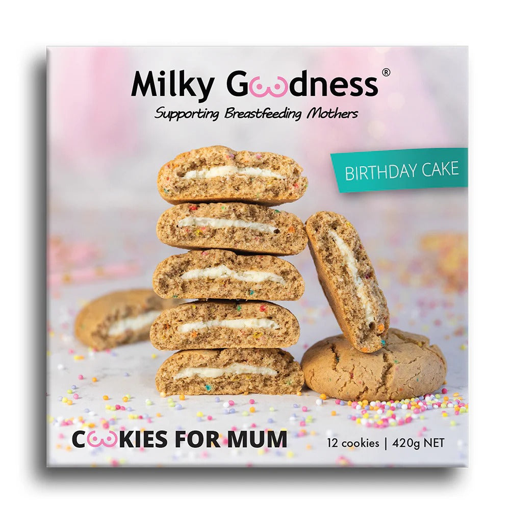 Lactation Cookies Birthday Cake Milky Goodness