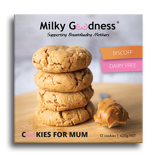 Lactation Cookies Biscoff (Dairy Free) Milky Goodness