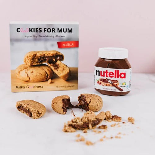 Lactation Cookies Nutella Milky Goodness