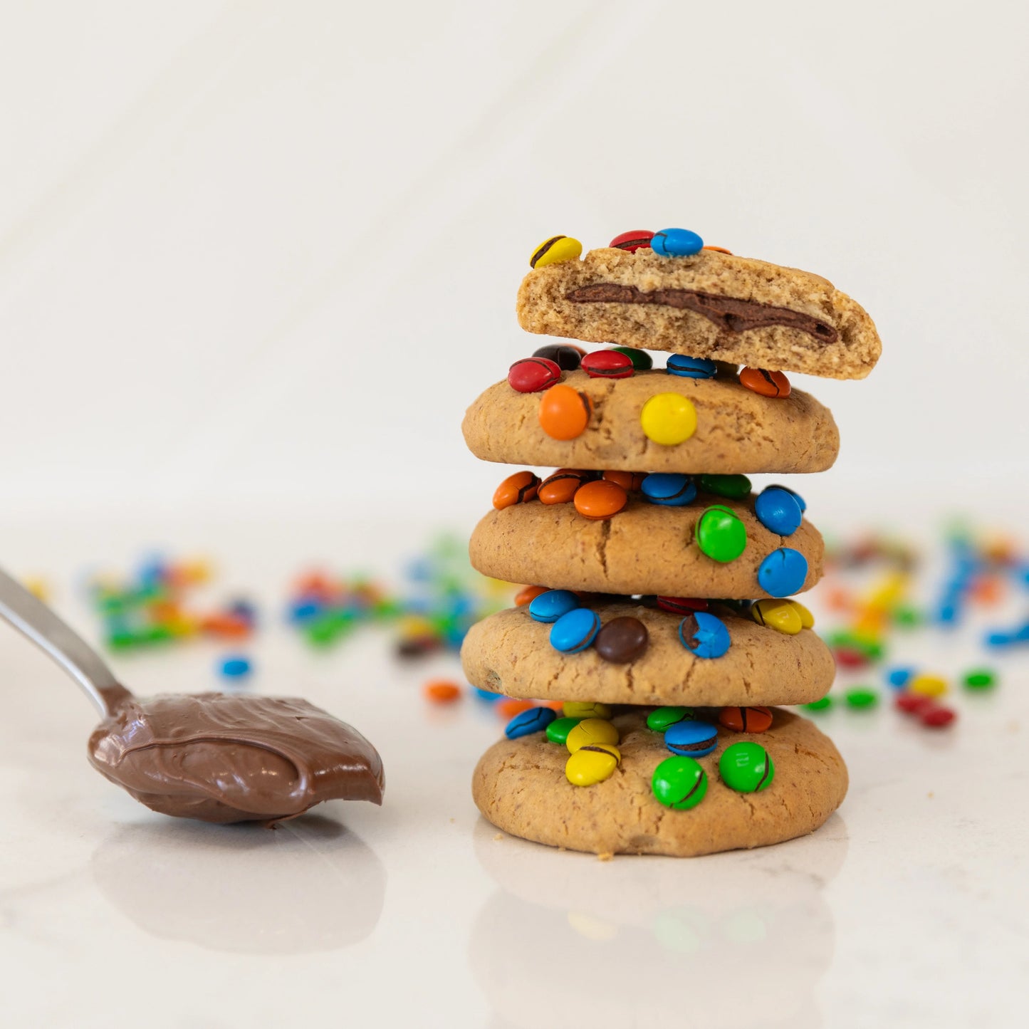 Lactation Cookies Nutella & M&Ms Milky Goodness