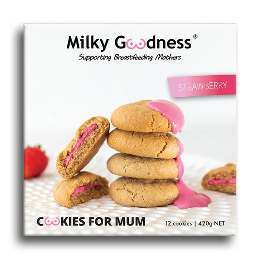 Lactation Cookie Strawberry Milky Goodness