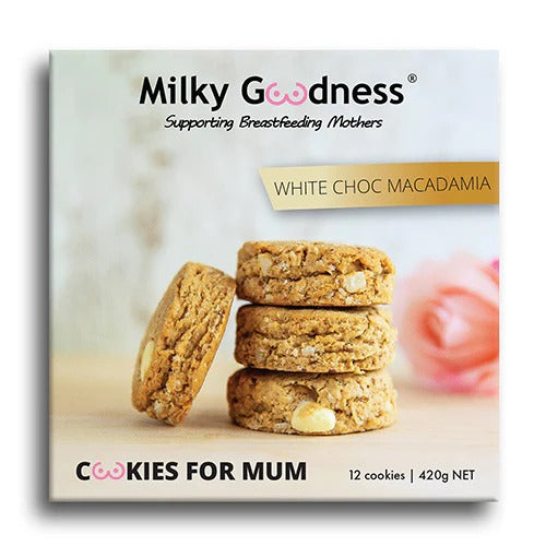 Lactation Cookies White Choc Chip & Macadamia Milky Goodness
