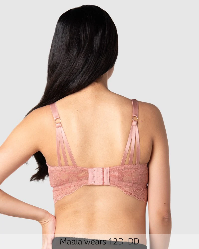 Heroine Nursing Bralette Rose
