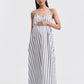 Sundress (White/Black Stripe)