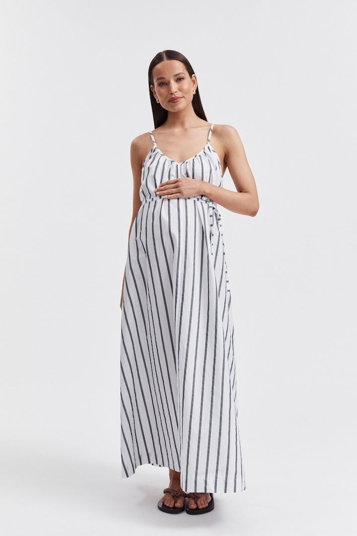 Sundress (White/Black Stripe)