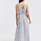 Sundress (White/Black Stripe)